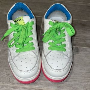 Chanel white sneakers